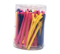 OUNONA Large Plastic Duckbill Hairdressing Clips Lightweight Salon Accessories for Professional Styling Use No Damage Kinks for All Hair Types