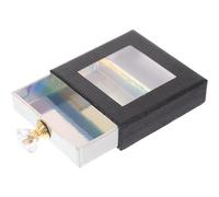 OUNONA Lash Wrapping Case Diamond Handle Lash Box Packaging Drawer Type Box for Fake Storage Use as Cosmetics