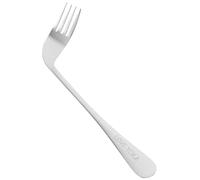 OUNONA Left Handed Angled Fork Lightweight Ergonomic Feeding Aid Durable Eating Utensil for Disabled Adults Comfortable Elbow Handle for Easy Use