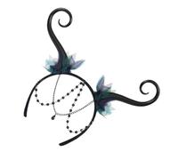 OUNONA Lightweight Fairy Cosplay Headband with Pendant Charms Party Favor Hairband for Women and Comfortable and Charming Accessory for Halloween and Fantasy Events