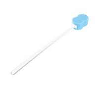 OUNONA Long Handle Back Scrubber with Soft Sponge for Gentle Exfoliation and Circulation Improvement Lightweight Body Cleaning Brush Suitable for Elderly and Disabled Blue