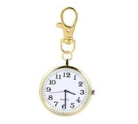 OUNONA Luminous with Keychain Big Watch Face Design Accurate Timekeeping Pocket Watch Metal and Glass Material Lightweight Portable for Middle-Aged and Elderly People