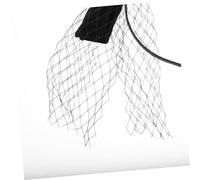 OUNONA Luxurious Velvet Bow Headband for Women and French Style Black Mesh Net Design Elegant Hair Accessory for Party Wedding and Daily Wear