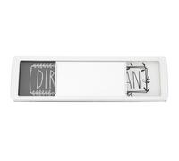 OUNONA Magnetic Clean Dirty Sign for Dishwasher Creative Magnet Sticker Kitchen Label Funny Design for Easy Tracking Housewarming