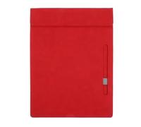 OUNONA Magnetic Office Writing Support Board with Pu Material and Paper Clamping Function, Red Clipboard Suitable for Logistics and Home Use, for Study Papers and Menus