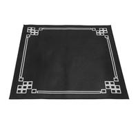 OUNONA Mahjong Table Mat 80X80Cm Non-Slip Black Rubber Pad for Mahjong and Tile Games with Washable Surface, Designed for Home and Social Gatherings