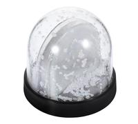 OUNONA Make Your Own Snowglobe DIY Snow Globe with Photo Insert, Plastic and Paper Material, Easy Maintenance Craft for Party and Christmas Decor, Blank Mini Snow Globe Sublimation