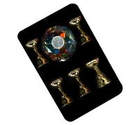 OUNONA Manicure Practice Rack and Display Shelf Set with Crystal Base, 1 Base and 5 Nail Practice Holders, Suitable for Nail Art Training and Salon Use Random Color Random Color