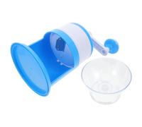 OUNONA Manual Ice Crushers Machine for Home Use with Hand Crank Design, Made of Sturdy Pp Material, Easy to Operate and Safe for Adults, for Kitchen and Making Homemade Slushies