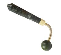 OUNONA Manual Jade Spring Massage Hammer with Precision Spring Design Handheld Back Massager Tool for Muscle Scraping and Acupoint Therapy Lightweight and Portable for Shoulders Neck and