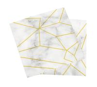 OUNONA Marbled Guest Napkins Paper Hand Towels 2pcs Set Disposable Bathroom Guest Towels for Party Dinner Wedding Holiday Use