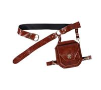 OUNONA Medieval Waist Bag - Renaissance Belt Pouch - Vintage Fanny Pack Purse Pirate Thigh Belt Satchel Steampunk Costume Accessory for Halloween Party
