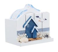 OUNONA Mediterranean Decorative Set for Drinks on Wooden with Artistic Design Versatile Usage Beach Theme Accessories, Coffee Table and Bedroom Home