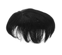 OUNONA Mens Short Hair Toupee for Bald Spots Natural Coverage Hairpiece with Easy to Use Clips Comfortable Lightweight Hair Extension for Daily Use and Areas