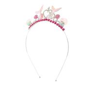 OUNONA Mermaid Headband for Cute Rhinestone Hair Band Lightweight Party Accessory for Birthdays Cosplay Ocean Series Hair Decor Blue