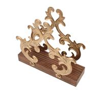OUNONA Metal Baroque Napkin Holder Freestanding Upright Dispenser with Willow Branch Design Compact Sturdy Stainless Steel Tissue Tray for Dining Table Kitchen Outdoor Use