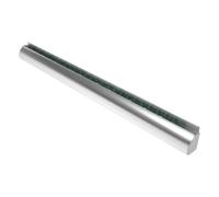 OUNONA Metal Ticket Receipt Holder Slide Ticket Rack Holder 20" Silver Metal Multi-Purpose Easy Installation for Walls and Bars