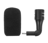 OUNONA Miniature Phone Microphone with Type C Plug for Video Recording | Black Finish, 2.1 Channel Output, 30hz-15khz Response Range, Portable Use for Home Ktv Time and Making Videos
