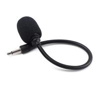 OUNONA Mm 3.5mm Port Mini Condenser Microphone Black Metal | Omnidirectional Pickup, Portable Size for Laptops and Phone, Stage and Houses of Worship Use