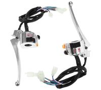 OUNONA Motorcycle Clutch Brake Lever Handle Switch Made of Sturdy Aluminum 1 Pair with Easy Installation and Sensitive Controls Suitable for Motorcycle Handlebar Use in Riding