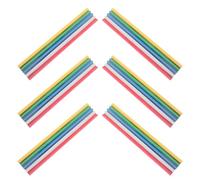 OUNONA Multi-Function Slide Binders 30Pcs Plastic Report Covers with Sliding Bars Assorted Color Binding Clips for Document Management at School and Office