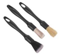 OUNONA Multi-functional Auto Detailing Brush for Car Interior Cleaning Firm Bristle and Plastic Construction Easy to Use for Upholstery Carpets Door Panels and Stubborn Stain Removal