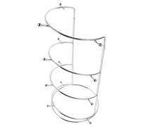 OUNONA Multi Layer Headband Display Stand with Tiered Storage Tower for Women Gold and Silver Hairband Organizer Rack for Retail Boutiques Bridal Tiara Holder Hair Hoop Storage Bracket