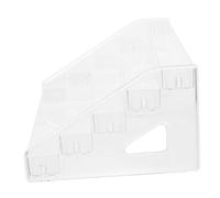 OUNONA Multi Layer Transparent Acrylic Cosmetics Display Stand Makeup Organizer for Desktop Scratch Resistant Eyeshadow and Nail Polish Holder with Lipstick Storage Box for Tidy Vanity