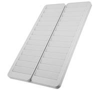 OUNONA Multi Pocket Plastic Card Organizer Hanging Rack for Warehouse Label Cards and Employee Cards in Industrial Settings