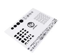 OUNONA Nail Art Soft Silicone Pads for Manicure for Nail Polish Coloring Practice and As Table Cover Pattern