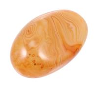 OUNONA Natural Polished Crystal Stone Handheld Red Agate, Crystal Stones, Small and Light, for Meditation and Heart Strengthening