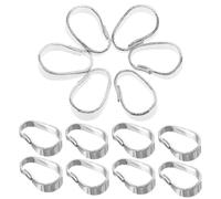 OUNONA Necklace Pendant Clasps Simple Shape 100pcs Silver Alloy with Easy to Install Feature and Comfortable Texture for Jewelry Making Supplies Suitable for Jewelry DIY and Bag Hanging