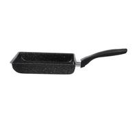 OUNONA Nonstick with Vegetables Aluminium, and Handle Heat-Resistant Japanese Tamagoyaki Pan Skillet Square Frying for Omelette Home Kitchen and BBQ