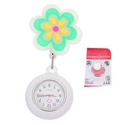 OUNONA Nurse Pocket Watch with Clip Design Luminous Quartz Watch for Medical Professionals Retractable Nurse Fob Lightweight Practical for Easy Timekeeping