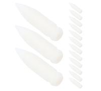 OUNONA Nylon Brush Tip Replacements Soft Points for Acrylic Markers 20pcs | Easy Replacement, Wide Compatibility, White Colour, for Writing Drawing Painting and Art Marker Use