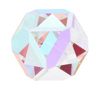 OUNONA Optical Glass Prism 20mm Multifaceted 14 Faces Crystal Physics Teaching Refractive Spectrum Science Experiment Sun Catcher Photography Lens for Classroom and Home Decor
