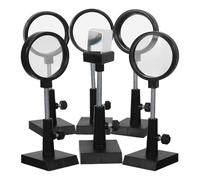 OUNONA Optical Science Experiment Kit for - 6pcs Physics Teaching Set with Plane Mirror, Concave Lens, Convex Lens, and Prism - Optical Glass Equipment for Science Classroom and Home