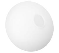 OUNONA Oval Plastic Pendant Lamp Shade E27 Globe Shade with Dual Holes 42mm Diameter Replacement Light Cover for Restaurant and Wedding Ceiling Lighting