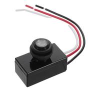 OUNONA Photoelectric Sensor Light Switch for Outdoor Lighting Automatic Dusk to Dawn Control with Overload Protection Weatherproof Design for Street and Garden Lamps Dc