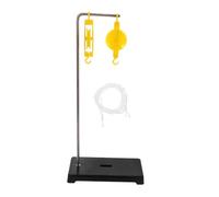OUNONA Physics Learning Tool Pulley Block Set with Bracket for Mechanics Experiments Abs and Iron Teaching Equipment for Students and Teachers Physics Education