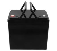 OUNONA Plastic Battery Box for 12V50Ah Battery Storage Protective Case | Waterproof Replacement Housing for Automotive Marine RV Boat Camper Trailer Battery Holder