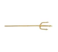OUNONA Plastic Devil - Halloween Costume Trident Prop for Men Kids, Gr od Ancient Costume Accessory, Detachable 4-piece for Masquerade Stage Performance
