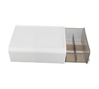 OUNONA Plastic Drawer Organizer Box with Compartments for Underwear Socks Bras Space Saving Wardrobe Storage for Home and Office Clothes Divider for Easy Categorization and Neat Sorting