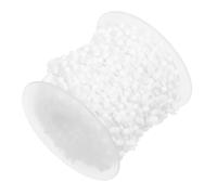 OUNONA Plastic Roller Blind Beaded Chain Cord for Roman Vertical Shades Curtain Accessories Replacement Easy Installation White Pull Cord for Window Treatments