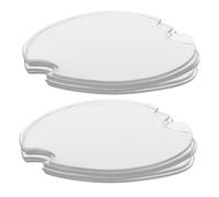 OUNONA Plastic round Ring Display Holders and Improving Effectiveness 50pcs Jewelry Display Cards Easy to Carry for Earrings and Rings Suitable for Home Storage and Malls