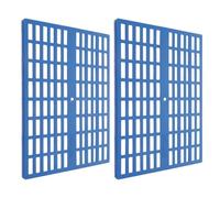 OUNONA Plastic Small Animal Floor Mats 2Pcs Rabbit and Guinea Pig Cage Foot Pads with Hole Design Suitable for Pets Indoor Cage Mats