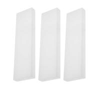 OUNONA Plastic Tongue Scraper Container Box 3pcs Lightweight Holder Suitable for Tongue Cleaning Tools on the Go