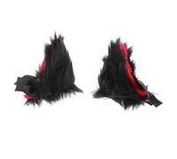 OUNONA Plush Cat Ears Hair Clips Comfortable Animal Hairpins for Halloween Birthdays More Durable Skin Friendly Accessories for Various Hairstyles