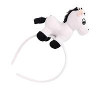OUNONA Plush Horse Headband for Adults Fuzzy Hair Hoop for Cosplay Yoga and Photo Props for Halloween Costumes and Themed Parties Durable Design for Easy Hair Management