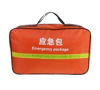OUNONA Portable Emergency Grab Bag with High Visibility Design, Lightweight Nylon Material, Multi-Compartment Storage, for School Safety and Flood Evacuations, Compact 44.5x28x13.5cm